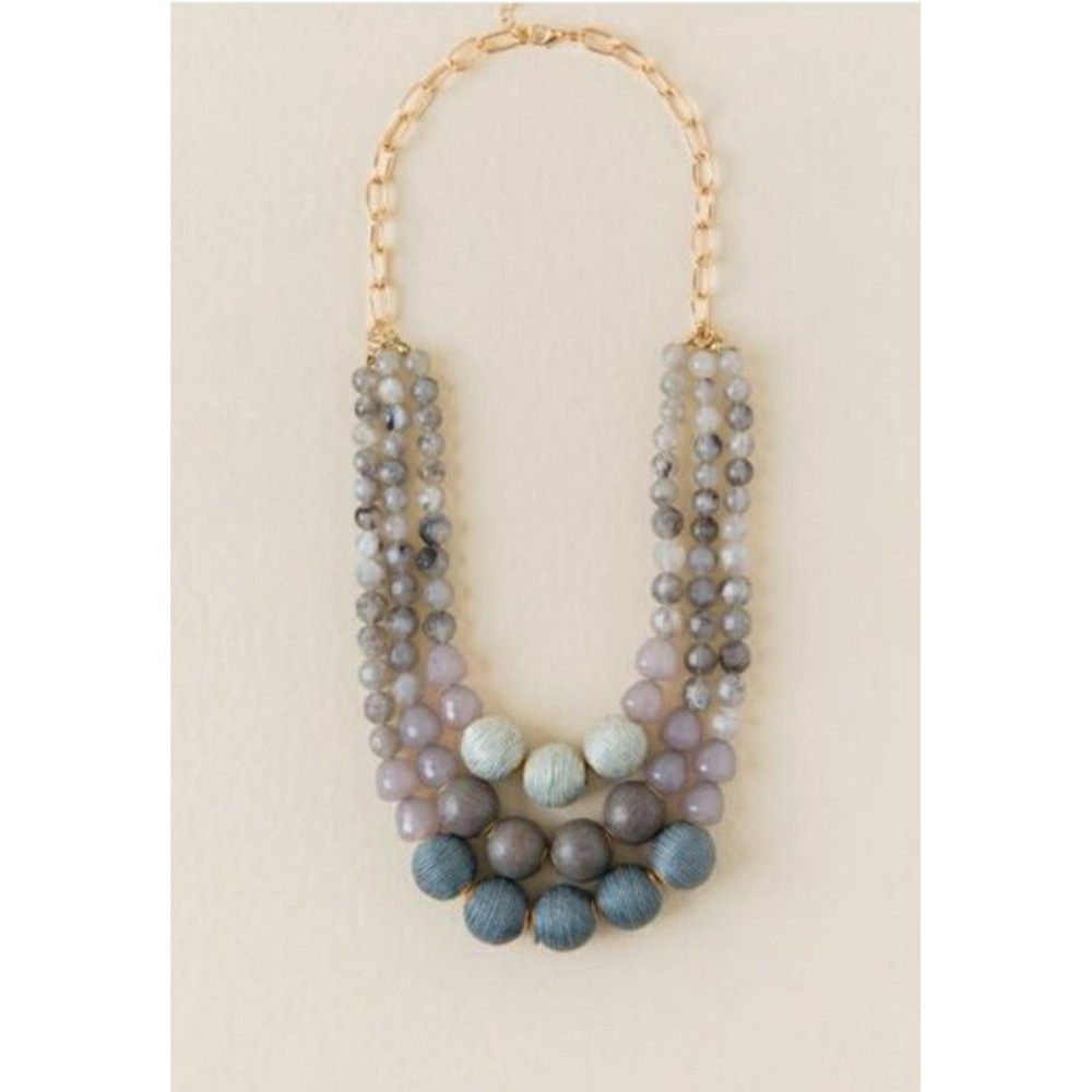 Erin Beaded Strands Necklace